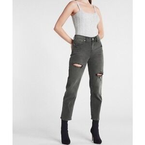 Express Women's Small  light grey knit spaghetti strap crop top!